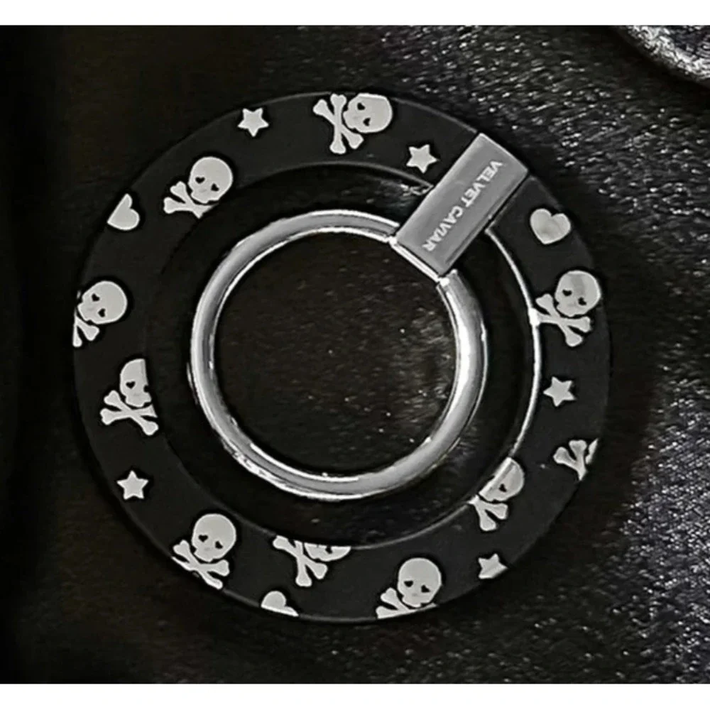 Chrome Skulls Samsung Galaxy S25 Ultra Mag Case Ring Strap Velvet Caviar USED